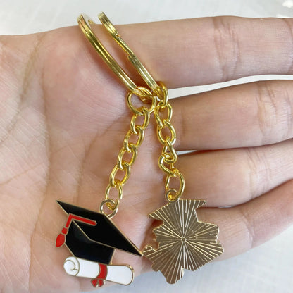 10pcs Class of 2025 Graduation Keychains, Party Favors and Gifts for Him and Her