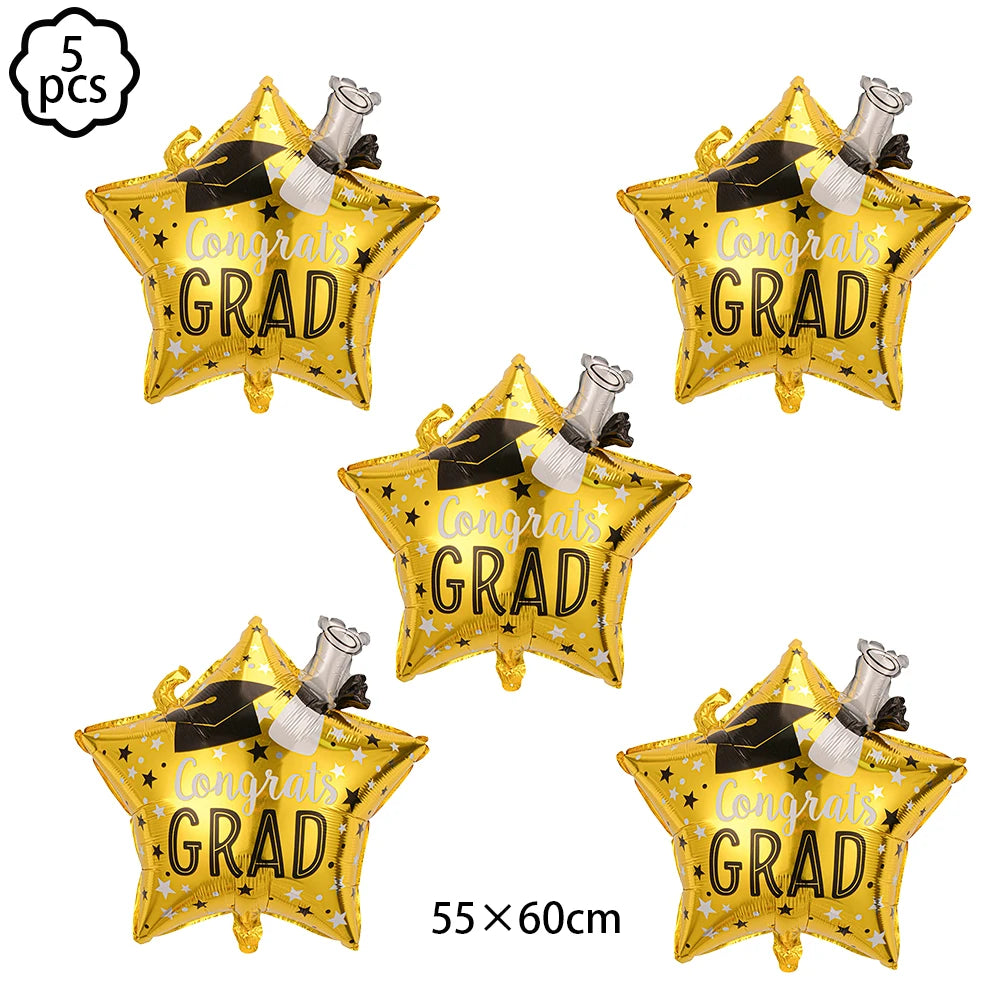 Congrats 2025 Graduation Party Dinnerware Set Paper Plates cups Napkin Congrats Grad Party plates cups Tablecloth Decor supplies