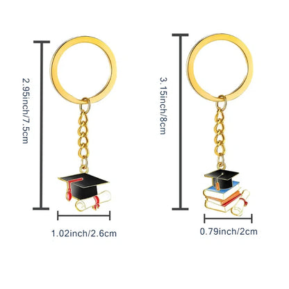 10pcs Class of 2025 Graduation Keychains, Party Favors and Gifts for Him and Her